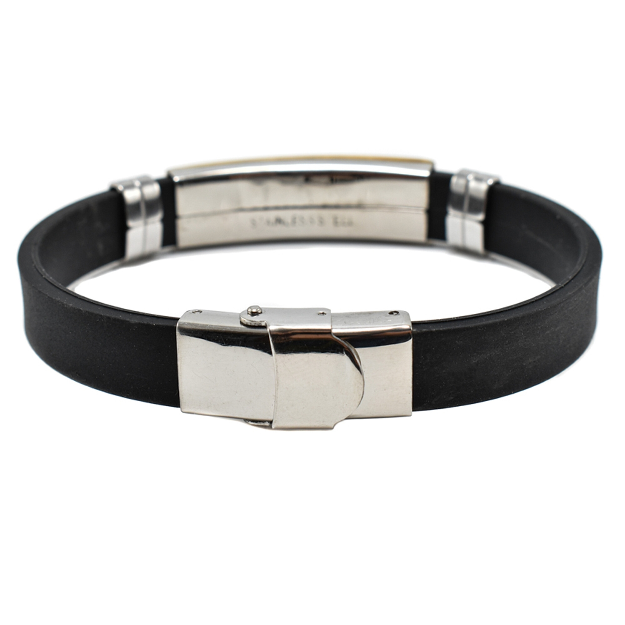 Bratara barbati Stainless Steel cu accesoriu in forma de Cruce