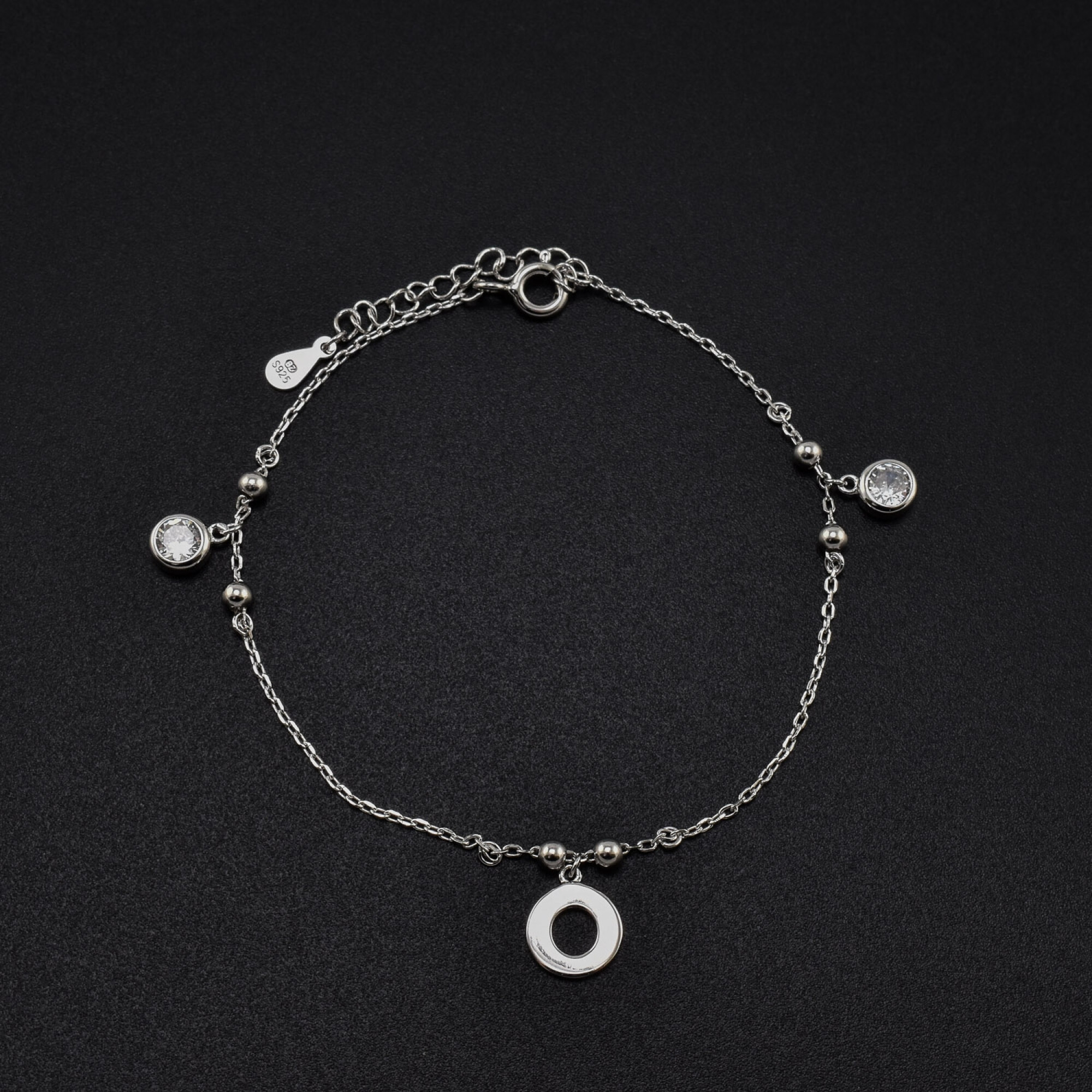 Bratara dama din argint  ”simple elegance” cu cristale swarovski