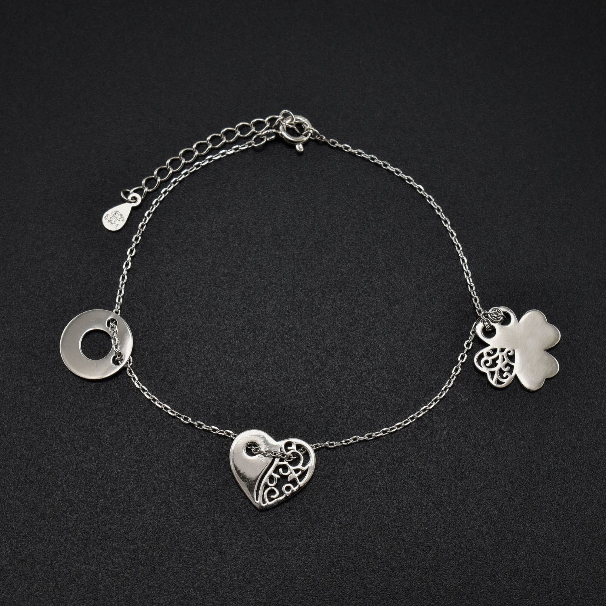 Bratara dama din argint  ”LUCKY”