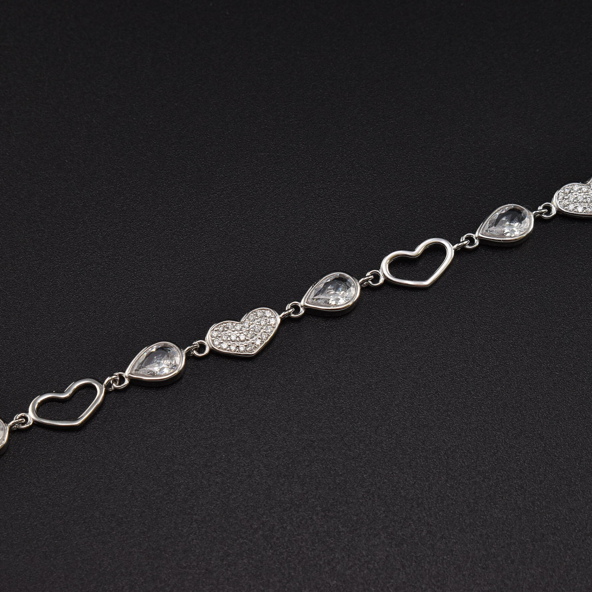 Bratara dama din argint cu cristale swarovski BDAG-B-229