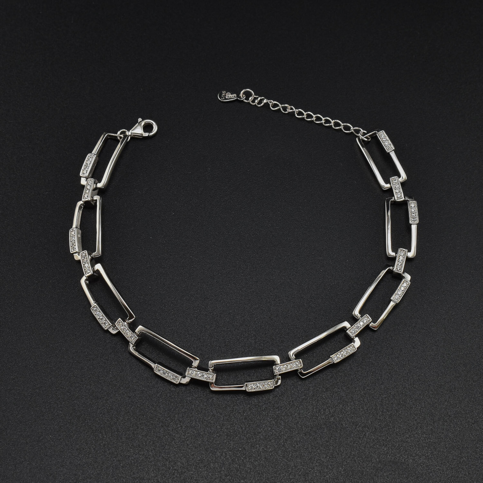 Bratara dama din argint cu cristale swarovski BDAG-B-233