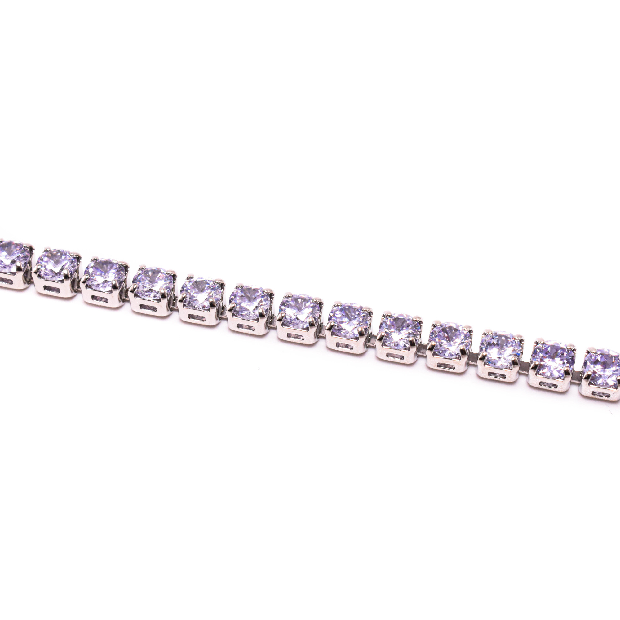 Bratara dama, tip tennis, cristale swarovski, placata cu aur 18K