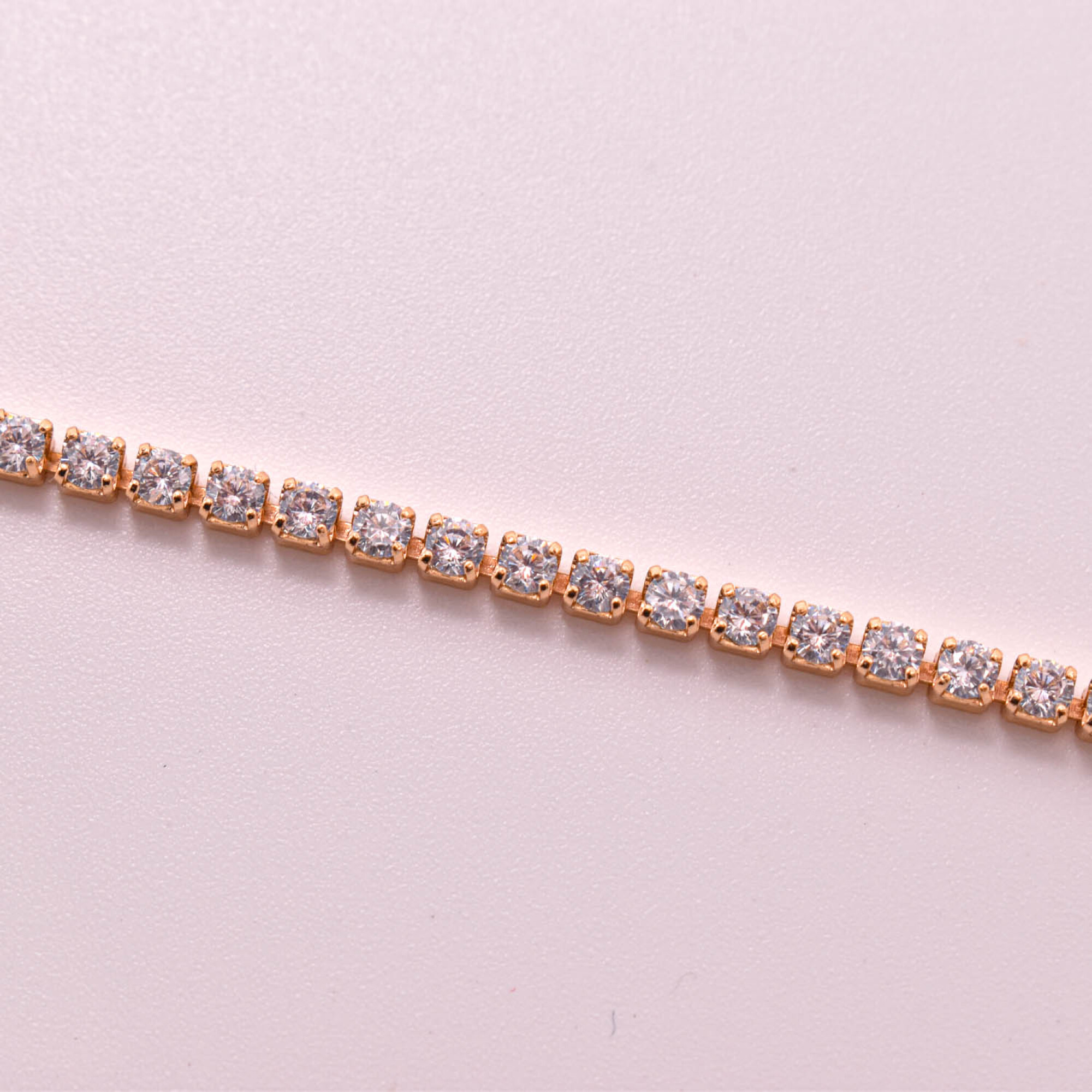 Bratara Tennis cu cristale swarovski placata cu aur 18K 