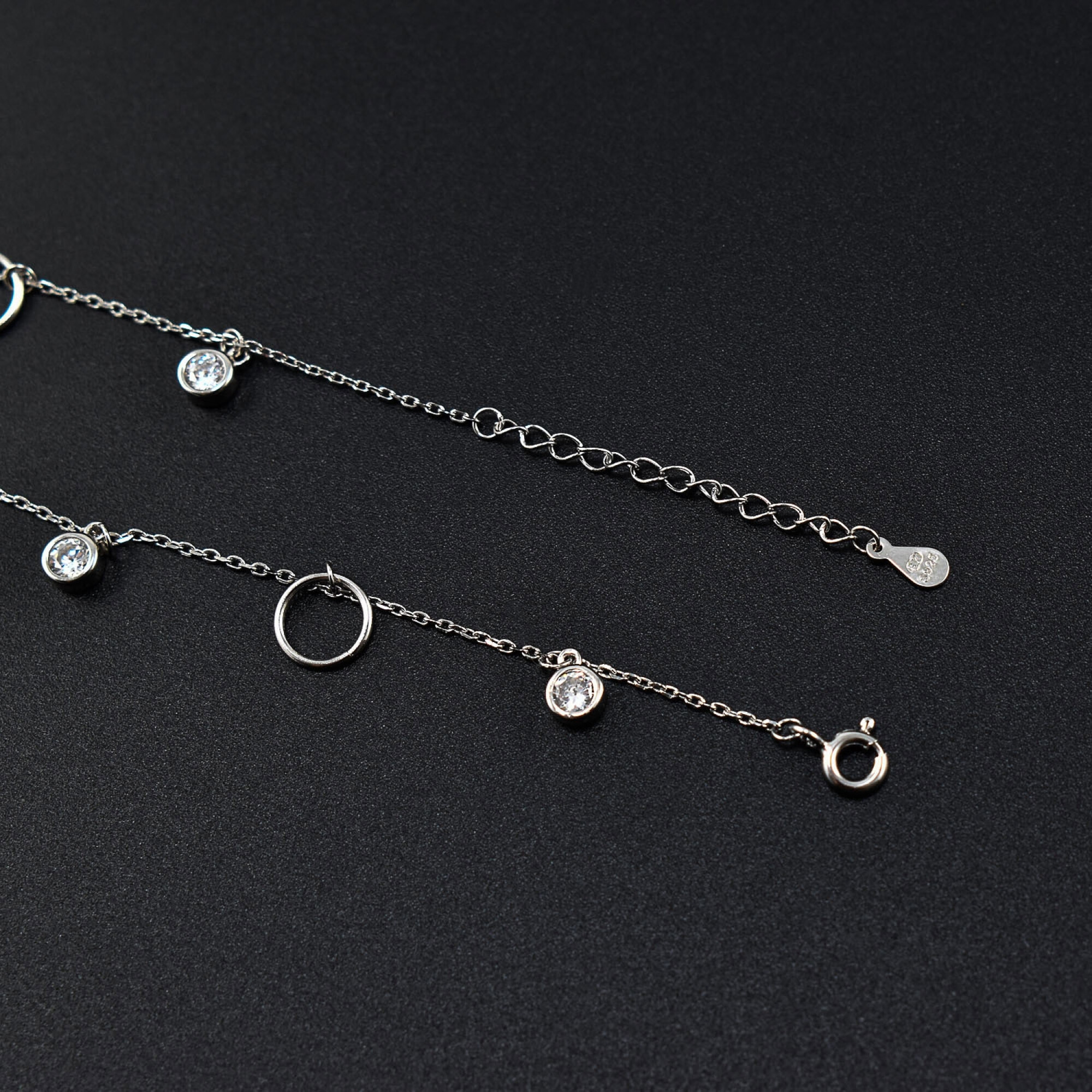 Bratara dama din argint cu cristale swarovski BDAG-B-27