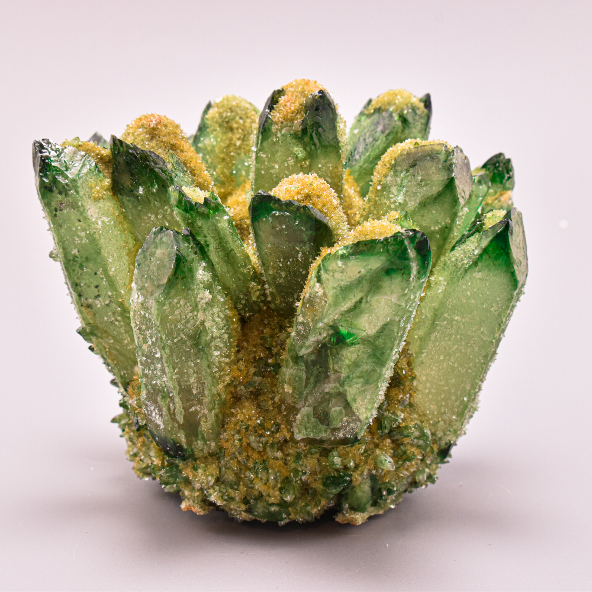 Floare de mina cuart verde