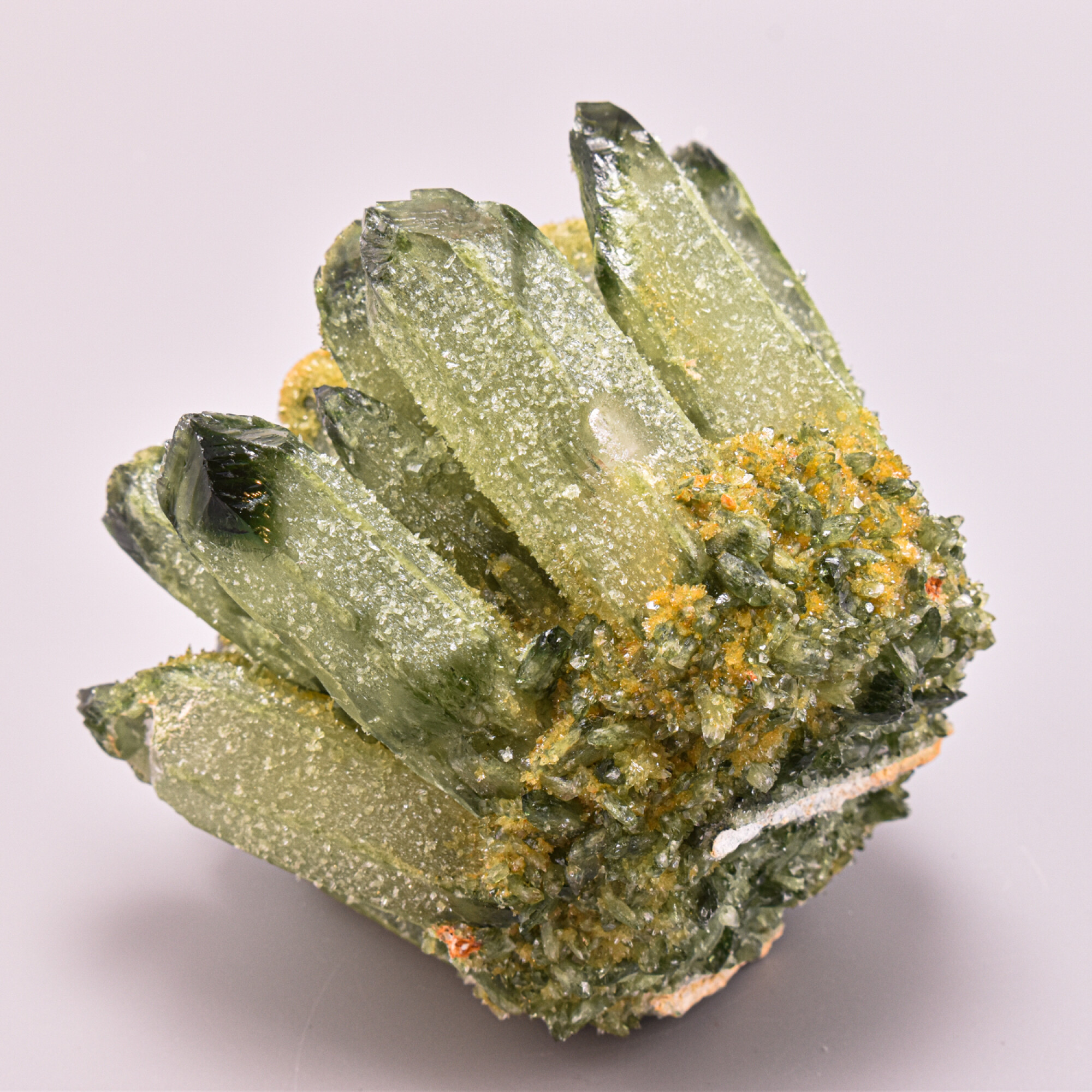 Floare de mina cuart verde