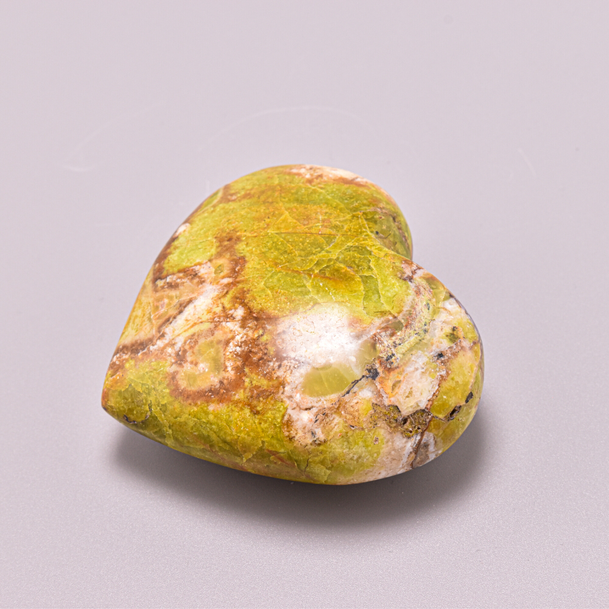 Inima din opal verde
