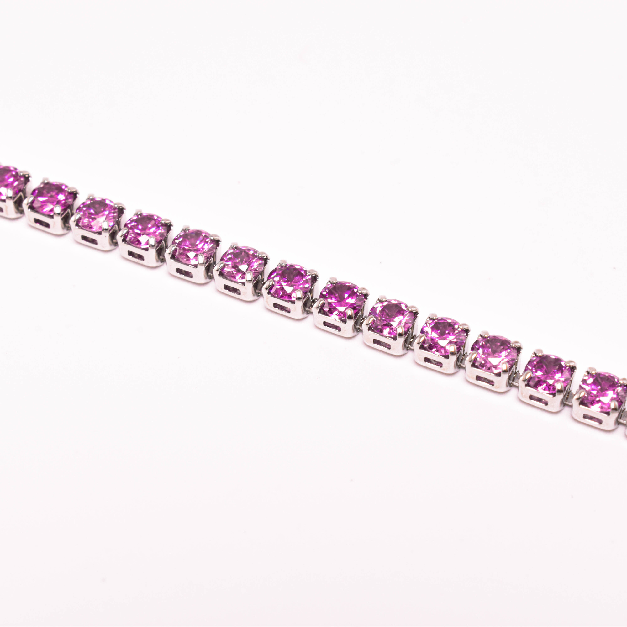 Bratara dama, tip tennis, cristale swarovski, palacata cu aur 18K