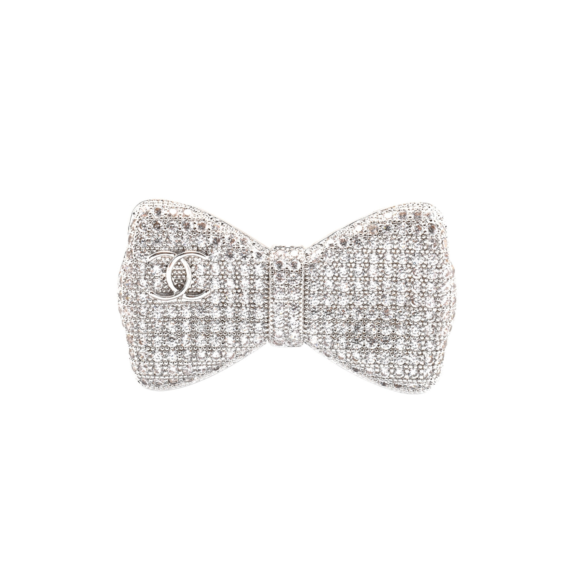 Brosa "Fundita" cu cristale swarovski si simbol chanel