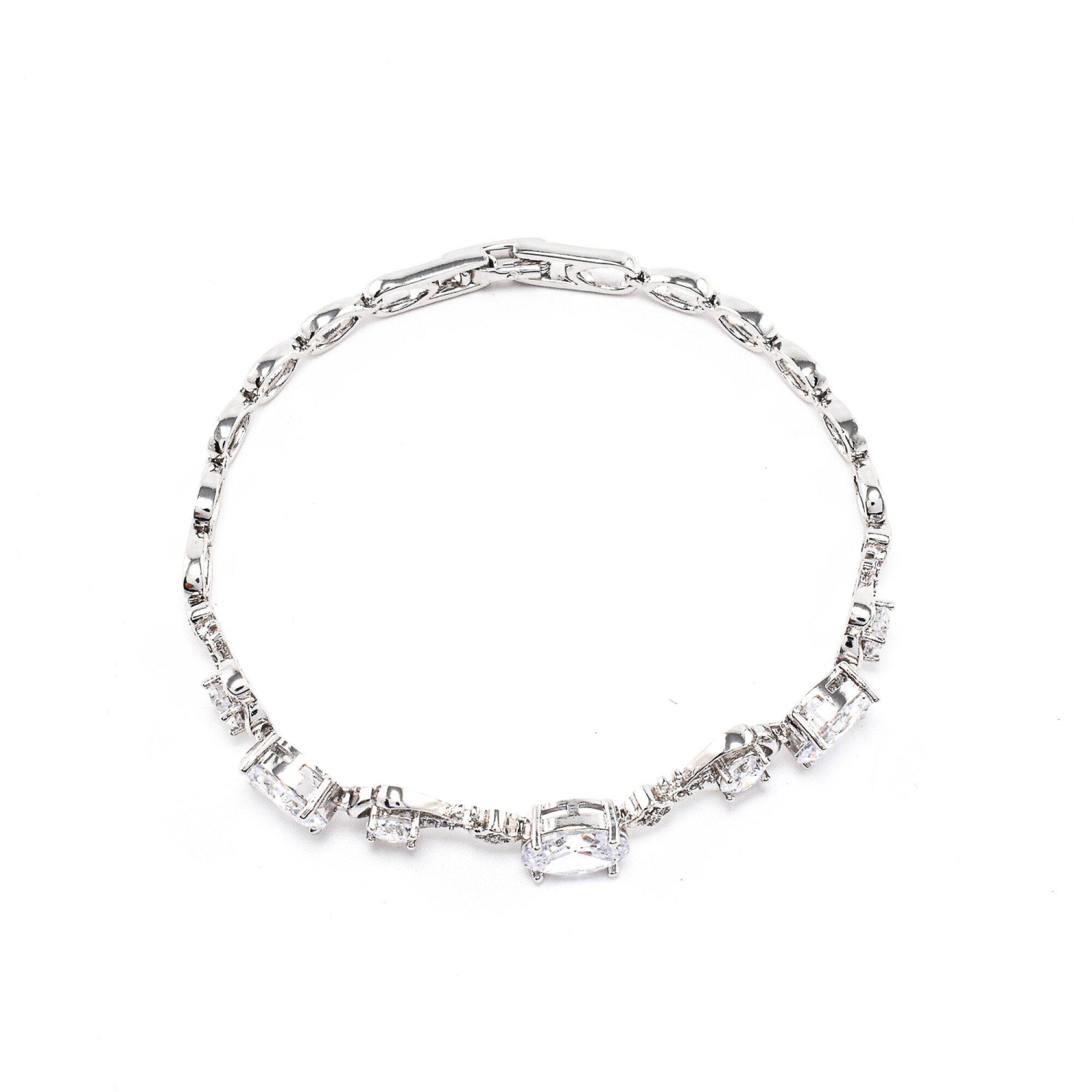 Bratara dama argintie placata cu aur 18k