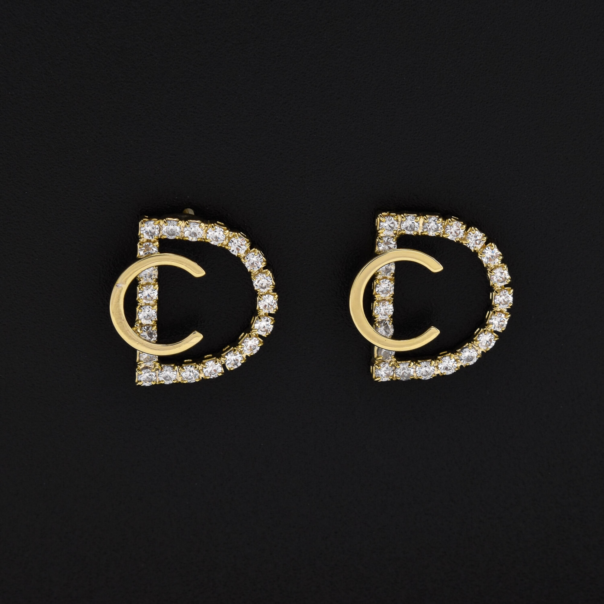 Cercei dama din argint placat cu aur 18K  BGP-AG-C-30