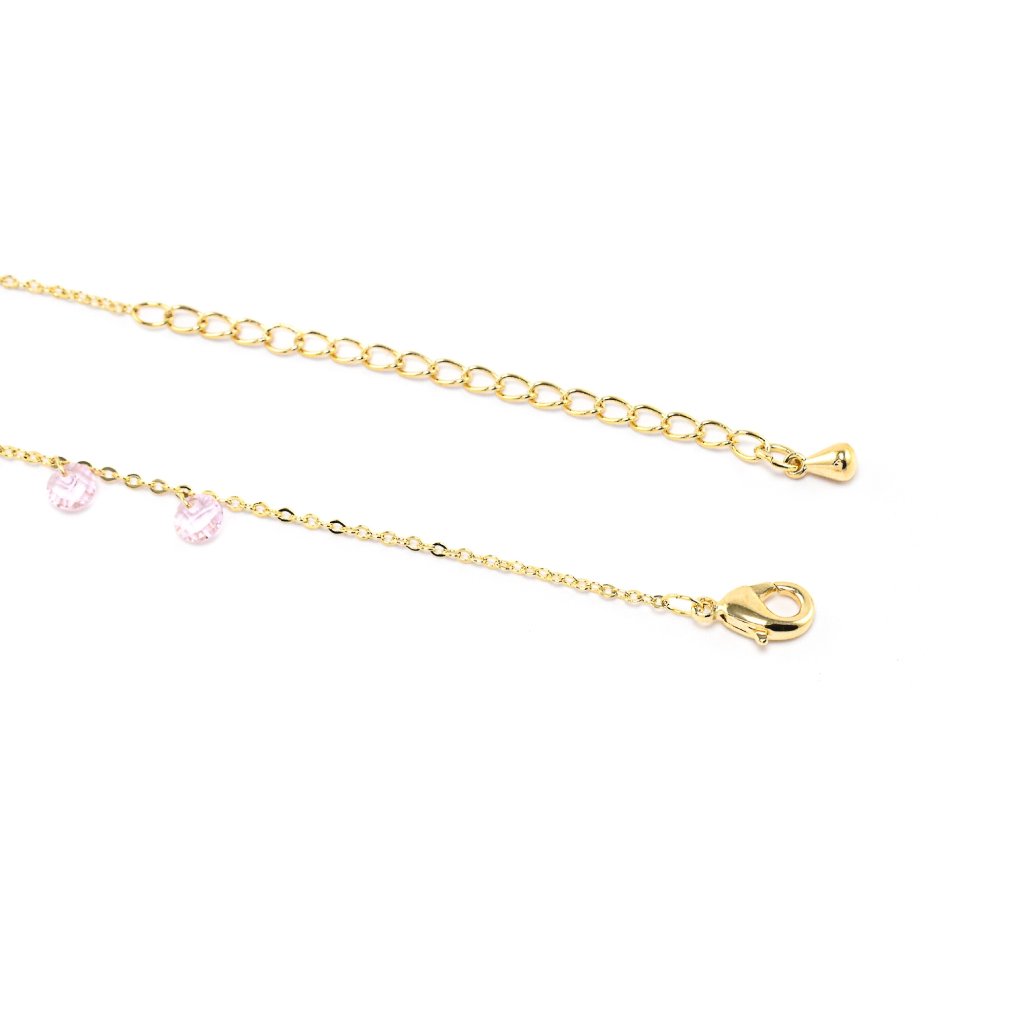 Bratara dama cu accesorii rotunde placata cu aur 18k