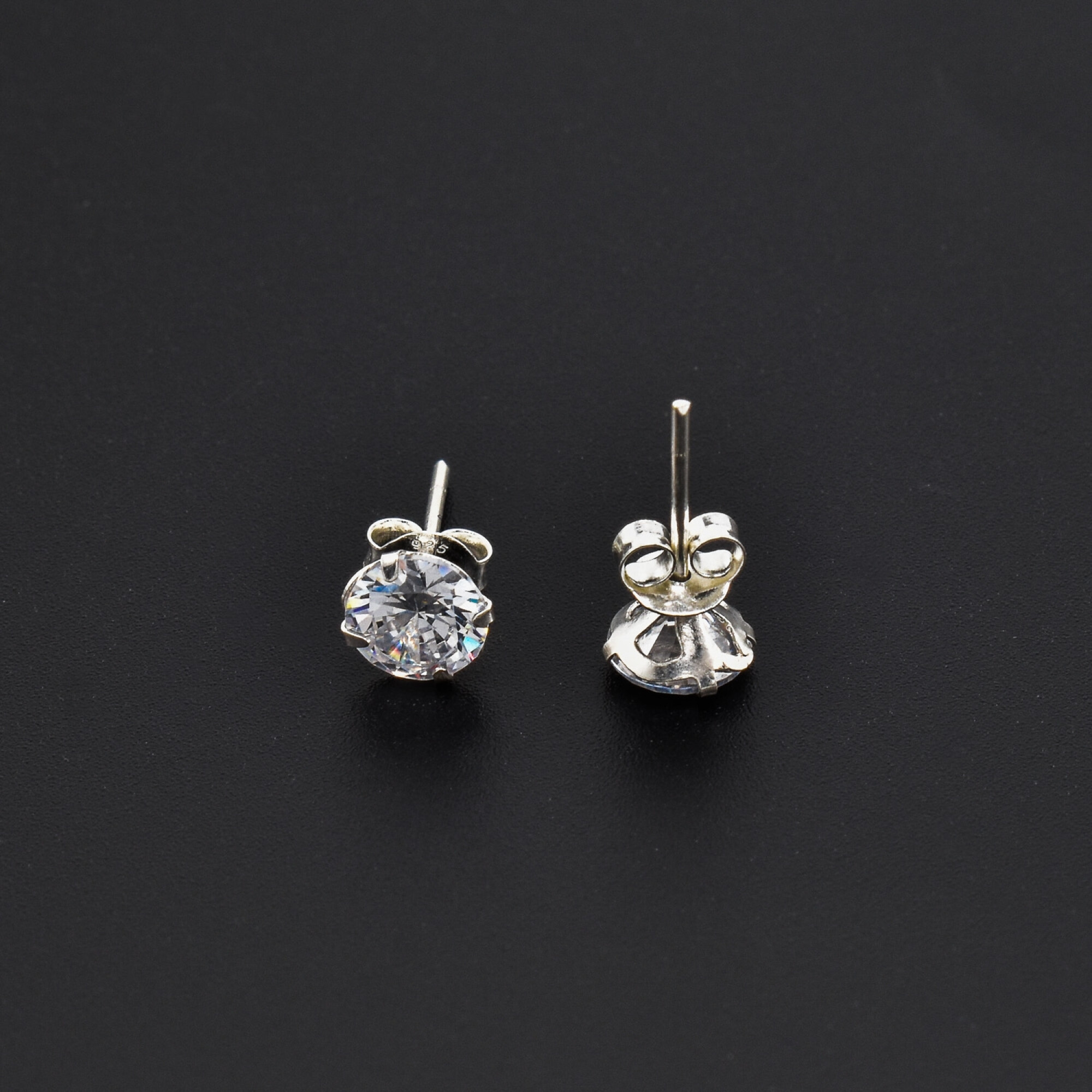 Cercei dama din argint ,,Diamant swarovski''