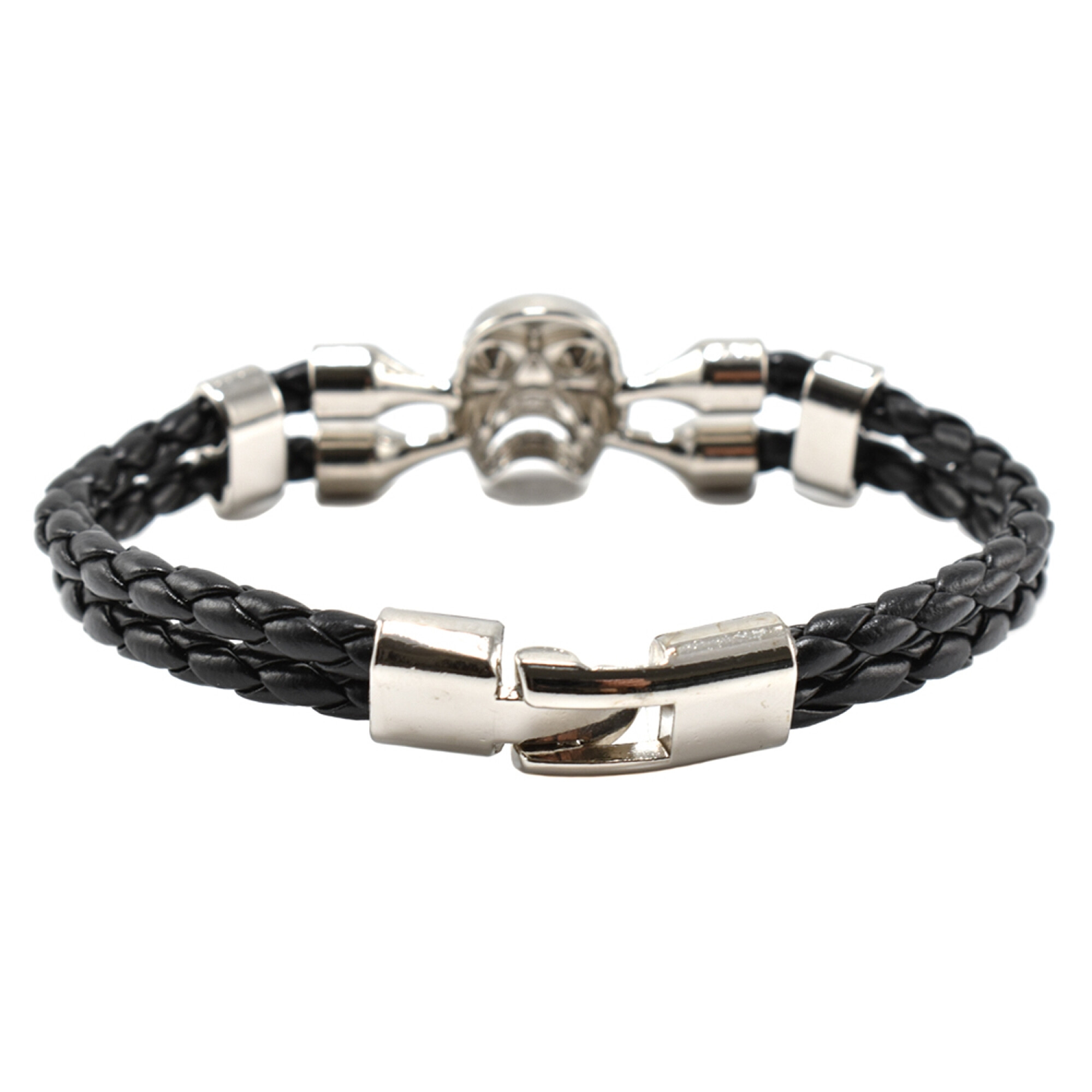 Bratara barbati cu accesoriu in forma de craniu