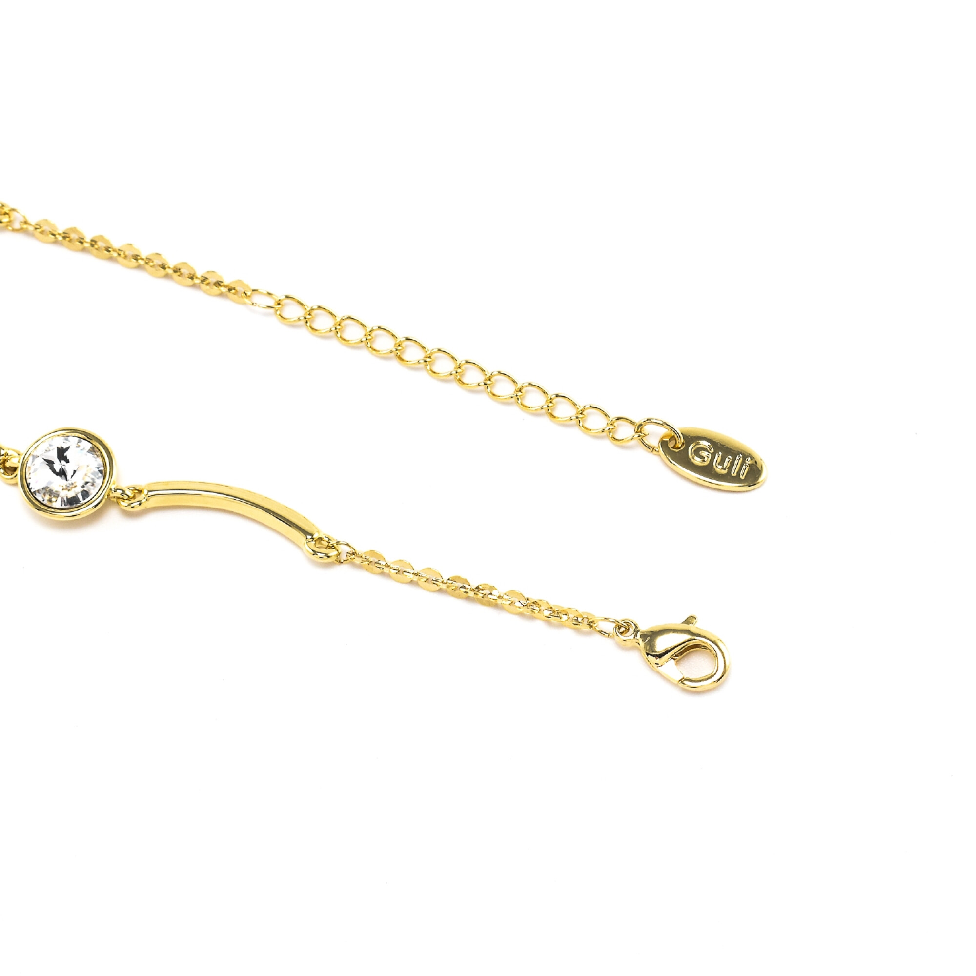 Bratara dama placata cu aur 18k cu cristale swarovski