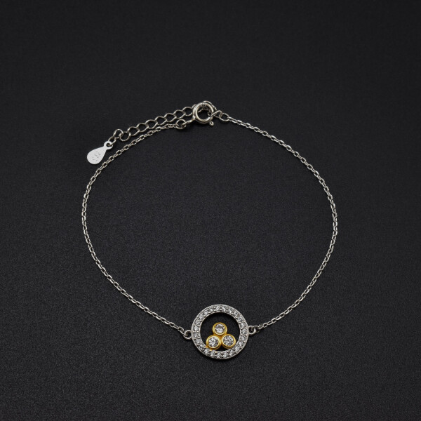 Bratara dama din argint cu cristale swarovski