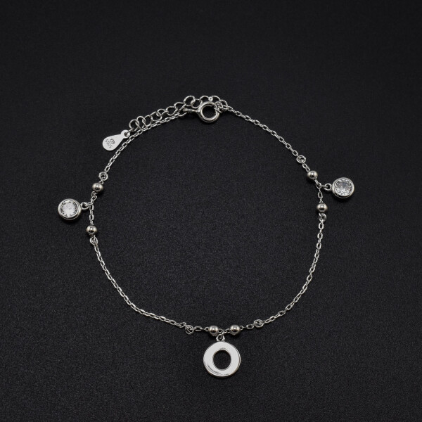 Bratara dama din argint  ”simple elegance” cu cristale swarovski
