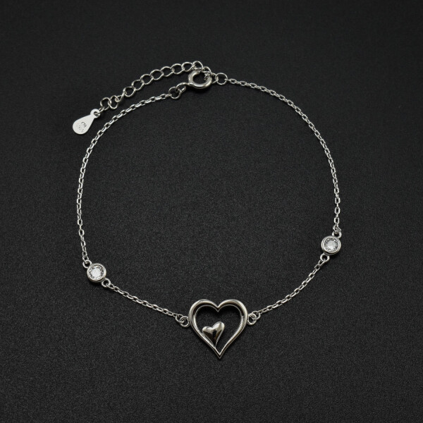 Bratara dama din argint  ”Sweet Heart”