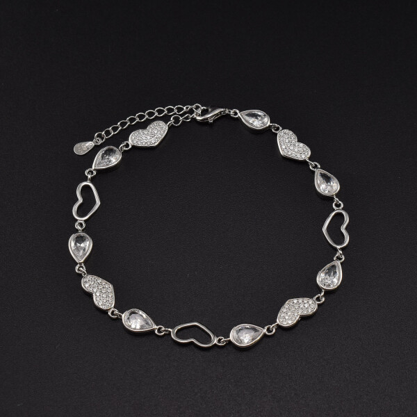 Bratara dama din argint cu cristale swarovski BDAG-B-229