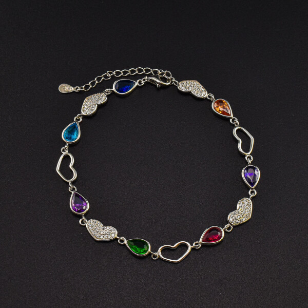 Bratara dama din argint cu cristale swarovski BDAG-B-236