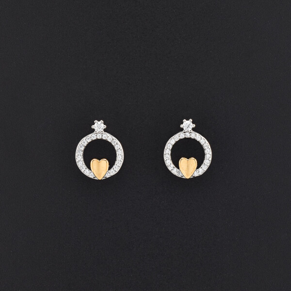 Cercei dama din argint placat cu aur 18K BGP-AG-C-06