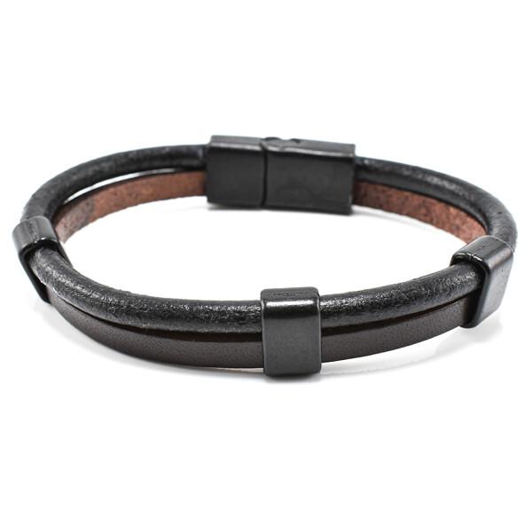 Bratara barbati simpla din piele naturala BBB-223