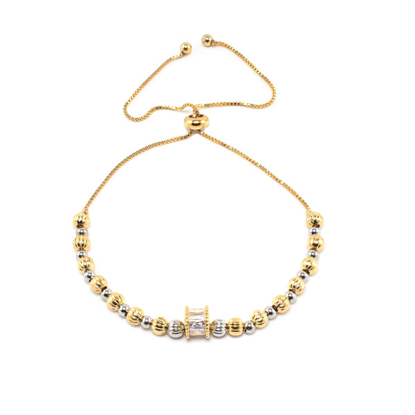 Bratara dama Minier placata cu aur 18k