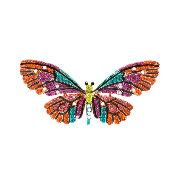 Brosa "Fluture" multicolor 