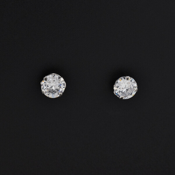 Cercei dama din argint ,,Diamant swarovski''