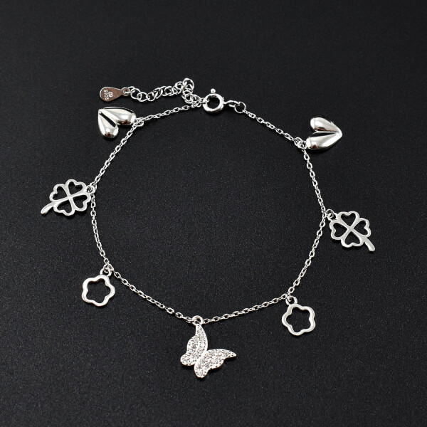 Bratara dama din argint cu cristale swarovski BDAG-B-58