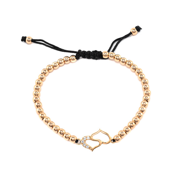 Bratara dama placata cu aur 18k cu cristale swarovski
