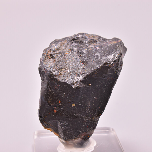 Piatra bruta pe suport, obsidian