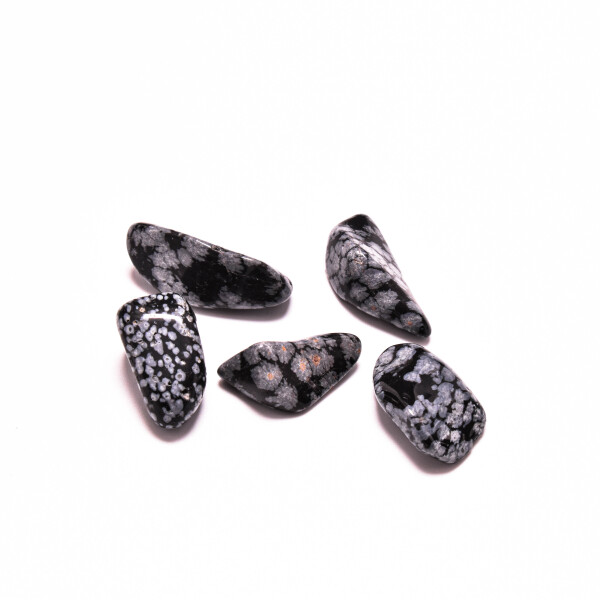Piatra rulata obsidian fulg de nea