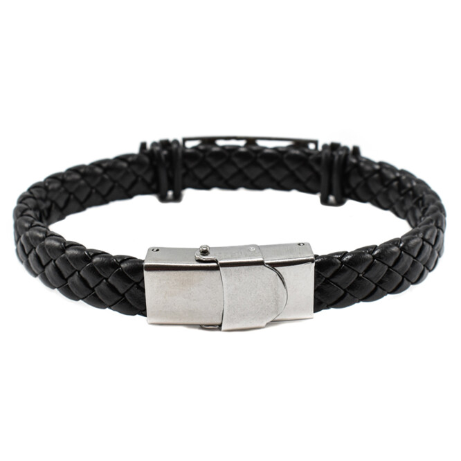 Bratara barbati cu accesoriu D & G din otel inoxidabil