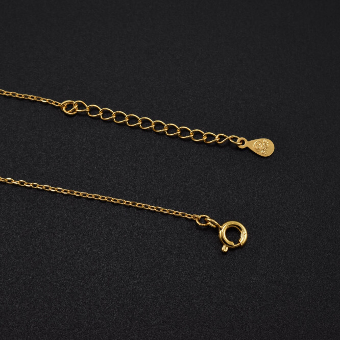 Bratara dama din argint ”Infinit” placata cu aur 18K
