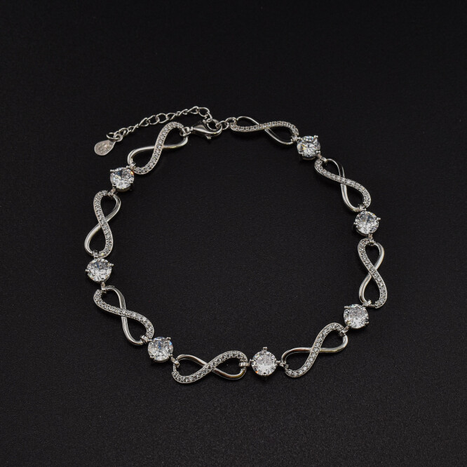 Bratara dama din argint cu cristale swarovski BDAG-B-230
