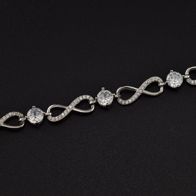 Bratara dama din argint cu cristale swarovski BDAG-B-230