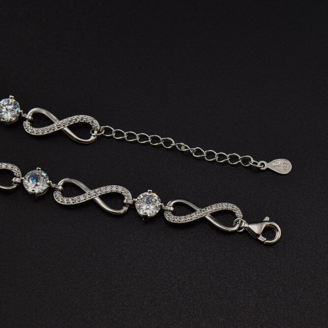 Bratara dama din argint cu cristale swarovski BDAG-B-230