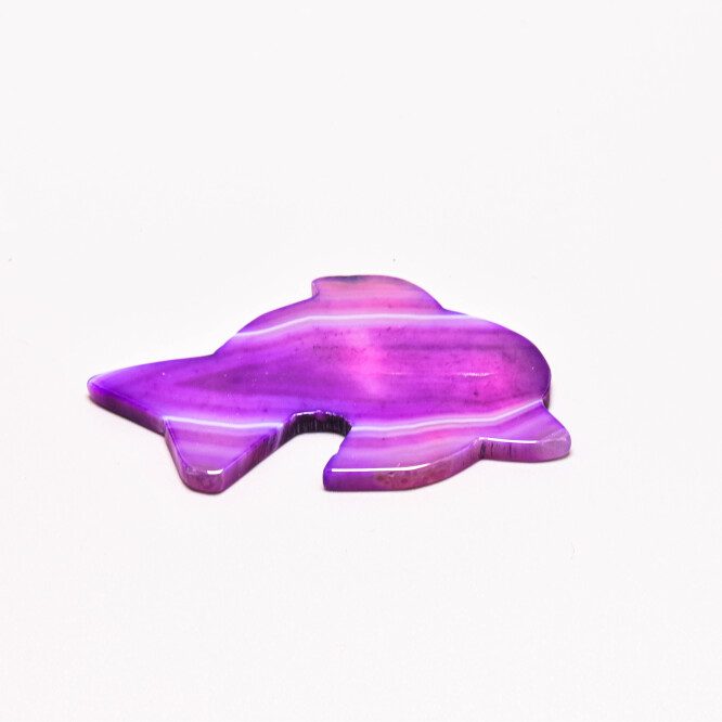 Felie din agat stefuita in forma de delfin 