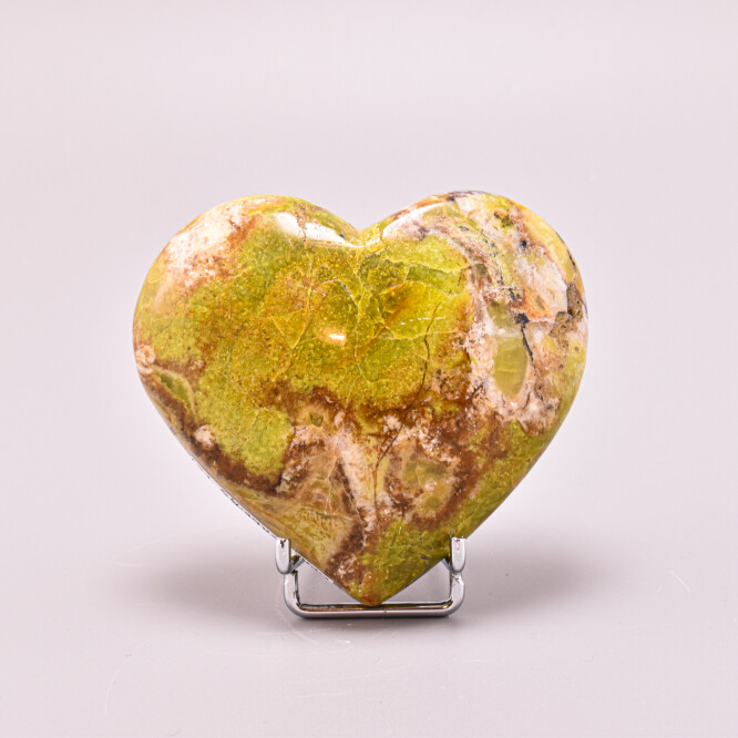Inima din opal verde