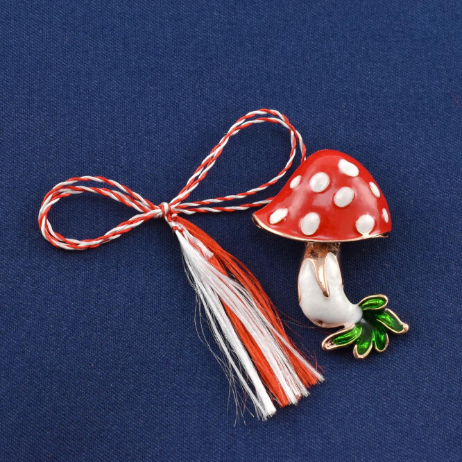 Martisor brosa "Ciuperca"