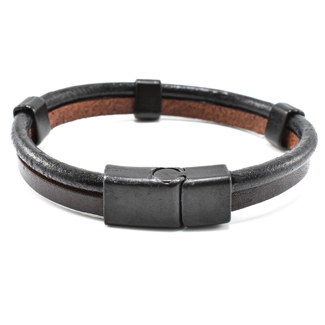 Bratara barbati simpla din piele naturala BBB-223