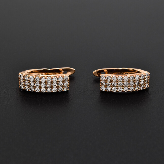 Cercei dama placati cu aur 18K BGP-C-40