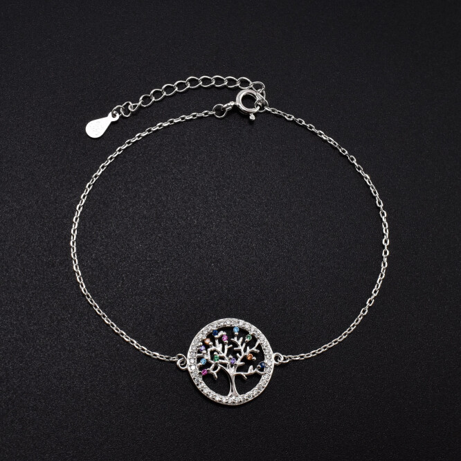Bratara dama din argint accesoriu copacul vietii 