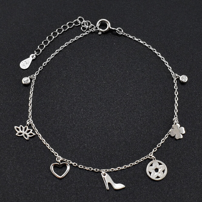Bratara dama din argint cu cristale swarovski BDAG-B-50