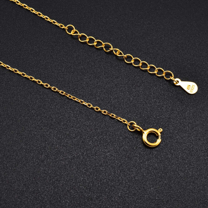 Bratara dama din argint placata cu aur 18K cu accesoriu Pamant