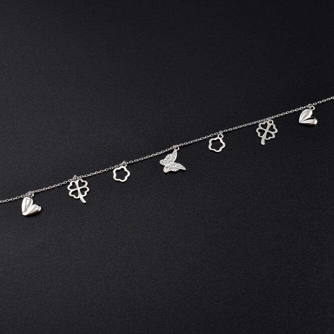 Bratara dama din argint cu cristale swarovski BDAG-B-58
