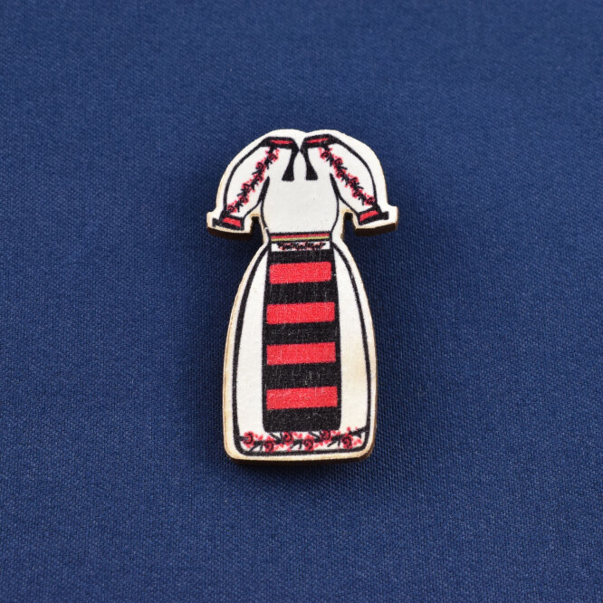 Martisor brosa "Rochita populara"